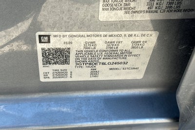 2020 GMC Sierra 1500 SLT