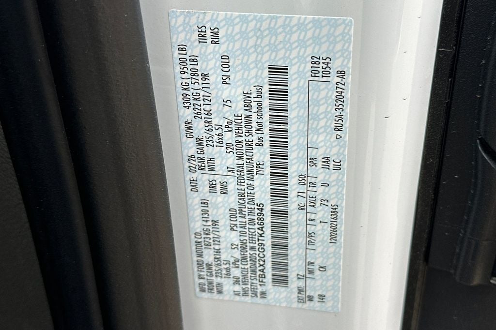 2026 Ford Transit-350 XLT