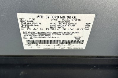 2017 Ford Explorer XLT