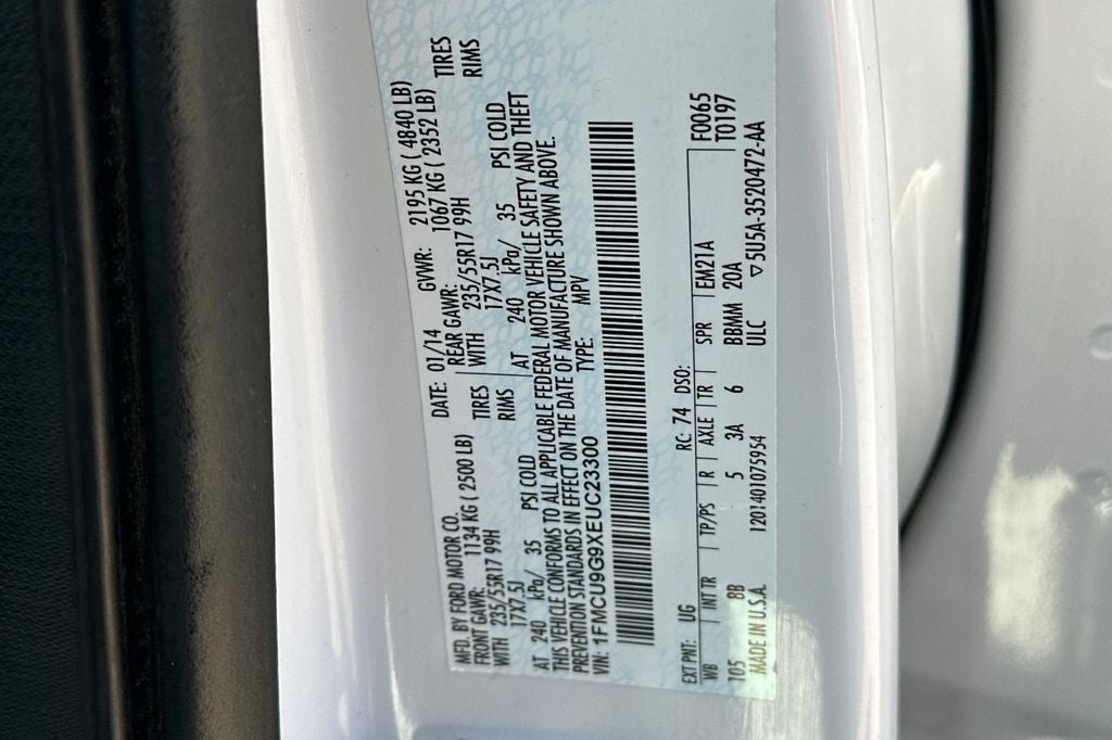 2014 Ford Escape SE