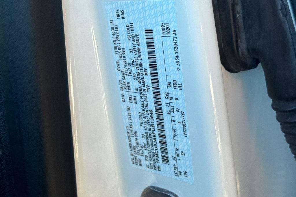2023 Ford Escape Platinum