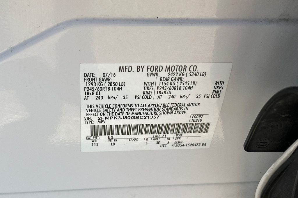 2016 Ford Edge SEL