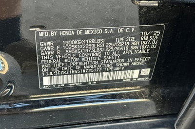 2026 Honda HR-V Sport