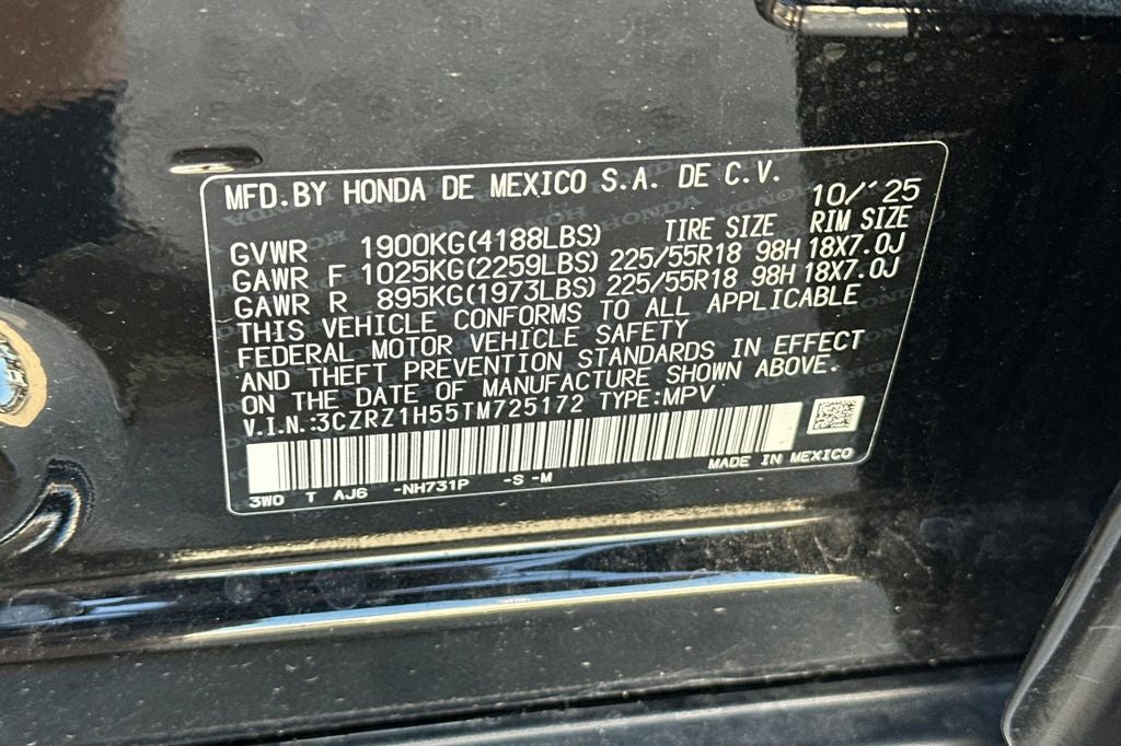 2026 Honda HR-V Sport