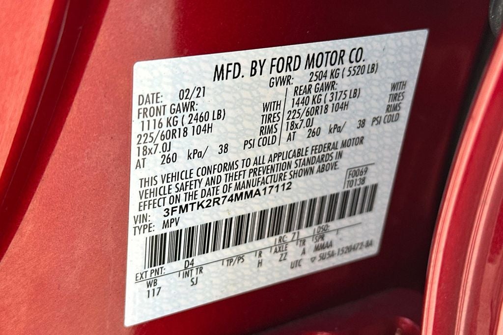 2021 Ford Mustang Mach-E California Route 1
