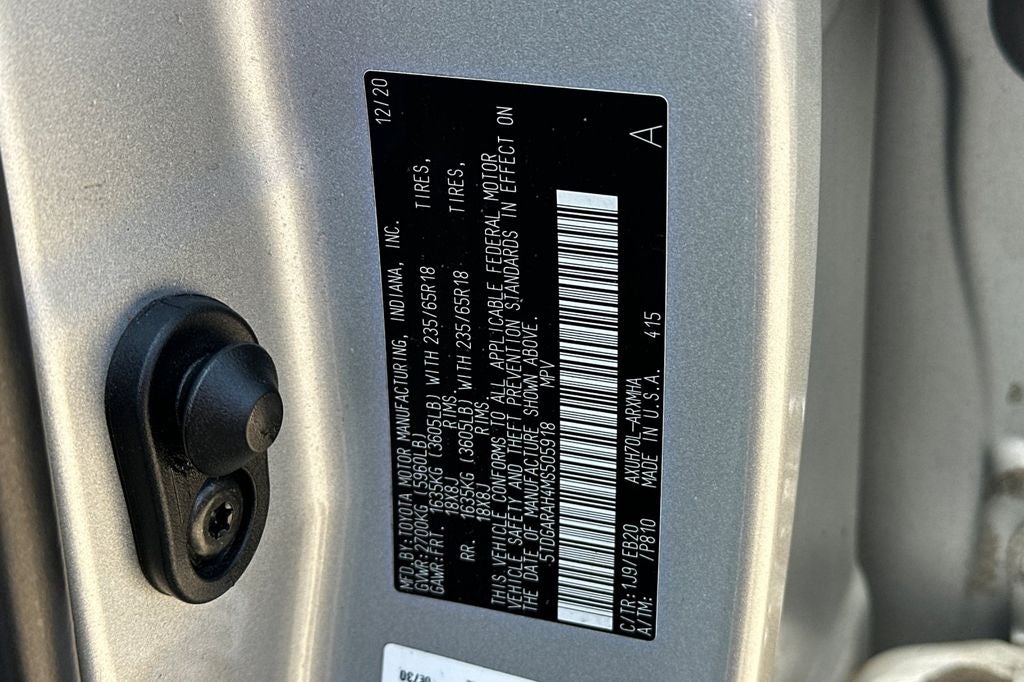 2021 Toyota Highlander Hybrid XLE