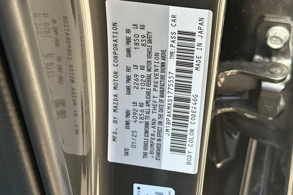 2025 Mazda Mazda3 2.5 S Select Sport